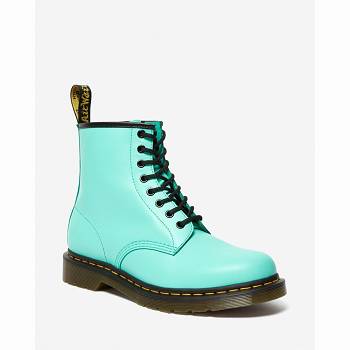 Dr Martens 1460 Smooth Kožené Lace Up - Tyrkysove Cizmy Damske, DR0219